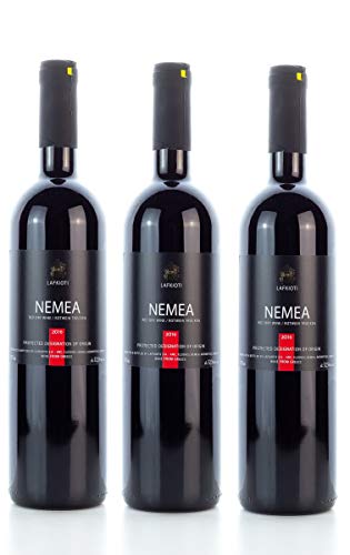 3 x NEMEA griechischer Rotwein trocken 750ml 12,5% Lafkioti plus 1x 10 ml Olivenöl aus Griechenland im Sachet 3 x NEMEA griechischer Rotwein trocken 750ml 12,5% Lafkioti plus 1x 10 ml Olivenöl aus Griechenland im Sachet von Lafkioti