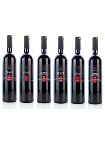 6 x NEMEA griechischer Rotwein trocken 750ml 12,5% Lafkioti plus 2x 10 ml Olivenöl aus Griechenland im Sachet 6 x NEMEA griechischer Rotwein trocken 750ml 12,5% Lafkioti plus 2x 10 ml Olivenöl aus Griechenland im Sachet von Lafkioti