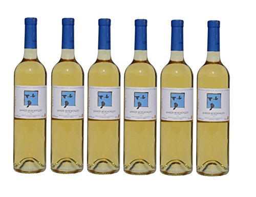 6x Moschofilero trockener Weißwein von Lafkioti aus Griechenland Peloponnese griechischer Weiß Wein trocken - 6 Flaschen a 750ml im Set + 2x 10ml Probiersachet Olivenöl von Kreta von Lafkioti