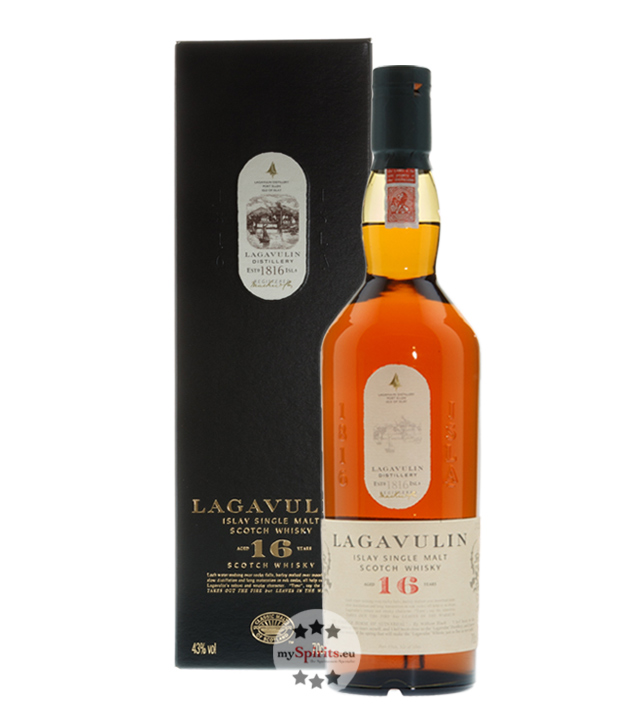 Lagavulin 16 Jahre Islay Single Malt Whisky (43 % vol., 0,7 Liter) von Lagavulin