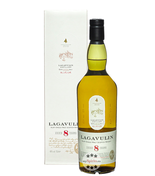 Lagavulin 8 Jahre Islay Single Malt Scotch Whisky (48 % vol., 0,7 Liter) von Lagavulin