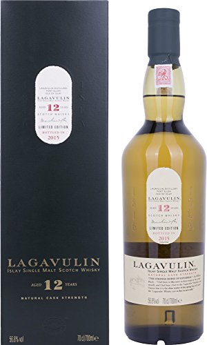 Lagavulin Single Malt 12 Years Old Natural Cask Strength Limited Edition 2015 + GB 56,8% Vol. 0,7 l von Lagavulin