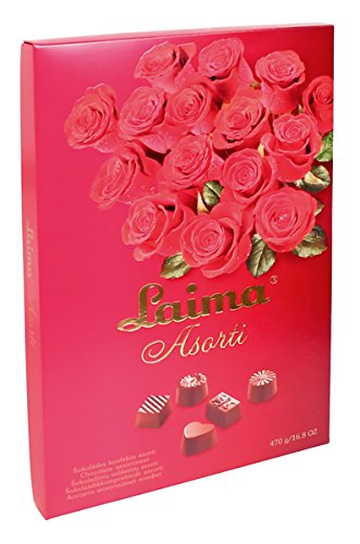 Laima Pralinen Assorti "Rote Rosen", 6er Pack (6 x 470 g) von Laima