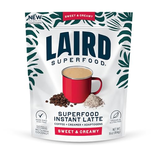 Laird Superfood Instafuel Premium-Instant-Kaffee Plus Creamer - 1 Lb Laird Superfood Instafuel Premium-Instant-Kaffee Plus Creamer - 1 Lb von Laird Superfood
