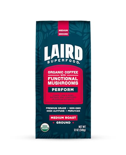 Laird Superfood Medium Roast Ground Mushroom Coffee Laird Superfood Medium Roast Ground Mushroom Coffee von Laird Superfood