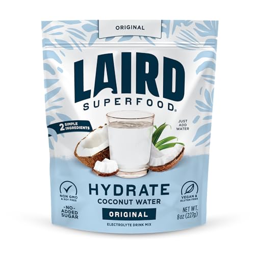 Laird Superfoods - Kokosnusswasser mit Aquamin-Pulver Original - 8 Unzen (227 Gramm) - 1 Flasche von Laird Superfood