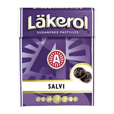 Lakerol Salvi 4er Pack - Salty Lakritz & Viola Pastillen 100g von Lakerol
