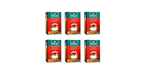 Dilmah English Breakfast Tea - Finest Pure Ceylon Black Tea Box Sri Lanka Dilmah Tea Bags in Foil Pouch - 300 Tea Bags 600g (21.1 oz) von Lakpura