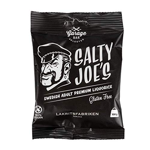 Lakritsfabriken - Salty Joe`s Erwachsenenlakritz vegan 100g von Lakritsfabriken Ramlösa