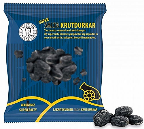 LakritzFabriken | Salta Krutdurkar, super salty, super salzige Lakritzbonbons von Lakritsfabriken Ramlösa