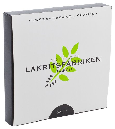 Ramlösa Lakritsfabriken - Lakritz aus Schweden, salzig (Geschenkpackung 150g) von Lakritsfabriken Ramlösa