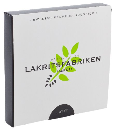 Ramlösa Lakritsfabriken - Lakritz aus Schweden, süß (Geschenkpackung 150g) von Lakritsfabriken Ramlösa