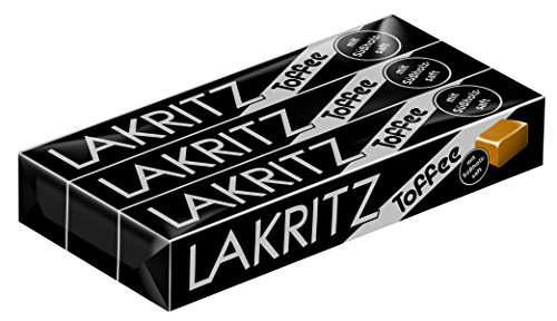 Lakritz-Toffee Kaubonbons mit Süßholzsaft, Dragées mit Lakritz-Geschmack von Van Melle, 5 x 3er Pack Lakritz-Toffee Kaubonbons mit Süßholzsaft, Dragées mit Lakritz-Geschmack von Van Melle, 5 x 3er Pack von Lakritz-Toffee