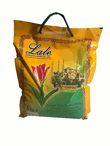 Lale Basmati Reis 5 Kg für Reiskocher und Reiskuchen / Reiskruste (Tahdig) von Lale