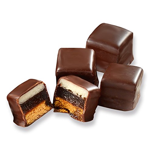 Dessert Dominos 1000 g (1 Packung) die viereckige, doppelt gefüllte Praline. Bessere gibt´s nicht. von Lambertz