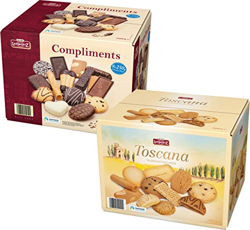 Lambertz Compliments Gebäckmischung 2kg Office Box und Toscana von Lambertz