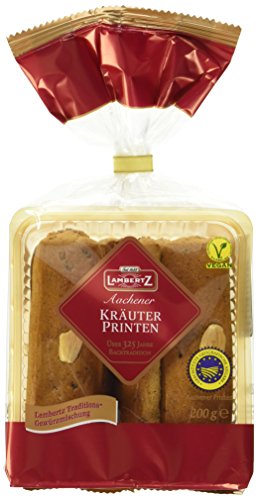 Lambertz Kräuter-Printen, 12er Pack (12 x 200 g) von Lambertz
