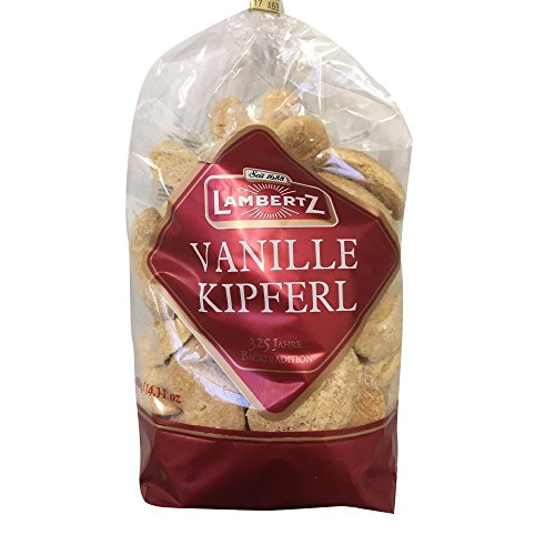 Lambertz Vanille Kipferl Gebäck mit Vanillearoma (400g Beutel) von Lambertz