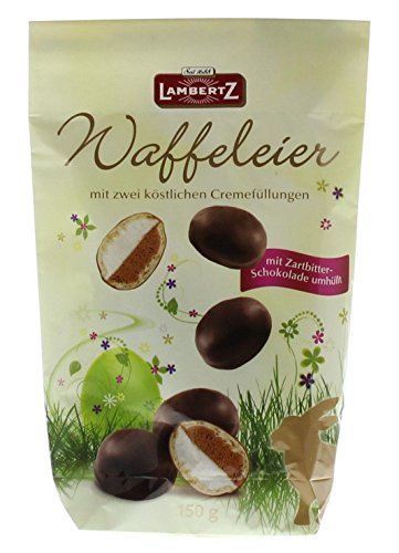 Lambertz - Waffeleier doppelt gefüllt mit Zartbitterschokolade - 150g von Lambertz