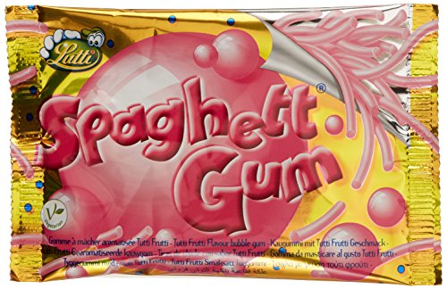 Lutti Spaghett-Gum Erdbeer, 1er Pack (24 x 35 g) von Lutti