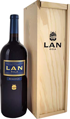 Bodegas Lan Rioja Reserva 2015 Magnum trocken in schicker Holzkiste (1 x 1.5 l) von Lan