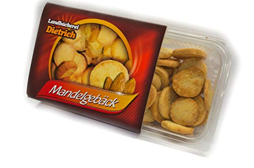 Mandelgebäck 250g - feinstes Gebäck zum Kaffee oder Tee - handwerkliche Herstellung altbewährte Rezeptur - Tradition seit 1911 Landbäckerei Dietrich von Landbäckerei Dietrich