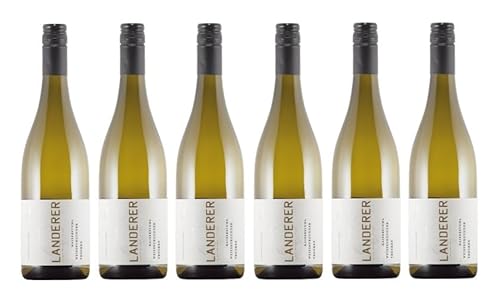 6x 0,75l - 2023er - Landerer - Kaiserstuhl - Weißburgunder - Qualitätswein Baden - Deutschland - Weißwein trocken von Landerer
