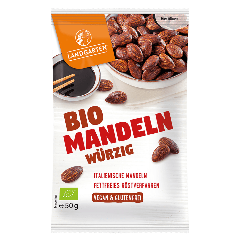 Bio Mandeln Würzig MHD 01.10.2023 von Landgarten