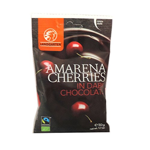 Landgarten - Amarena Cherries In Dark Chocolate - 50g (Case of 10) von Landgarten