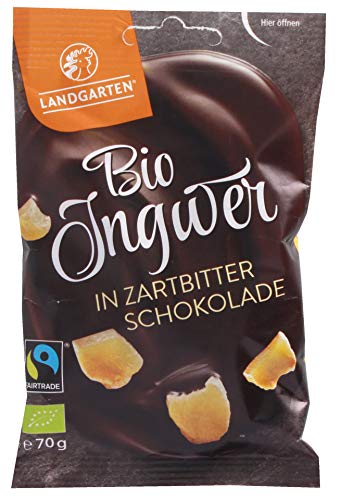 Landgarten Bio Ingwer in Zartbitter-Schokolade (2 x 70 gr) von Landgarten