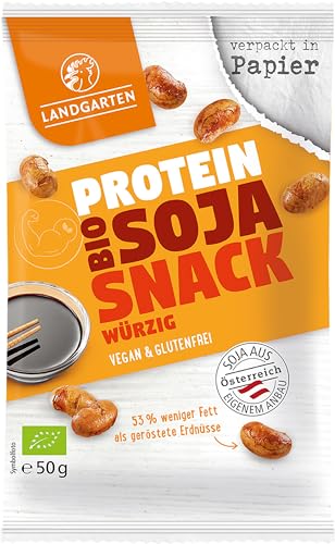 Bio Soja Snack Würzig 50g 2 x 50 gr von Landgarten
