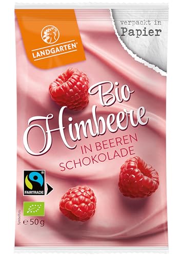 Landgarten | Bio Himbeere in Beeren-Schokolade | 1er Pack (50 g) von Landgarten