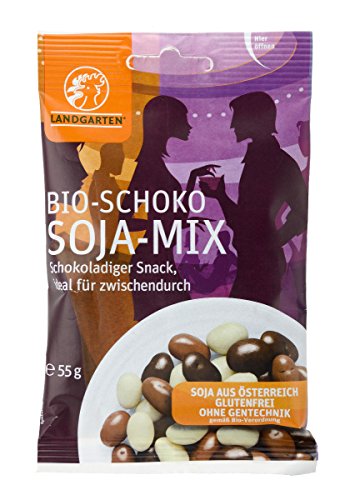 Landgarten Bio Soja in dreierlei Schokoladen, 50 g von Landgarten