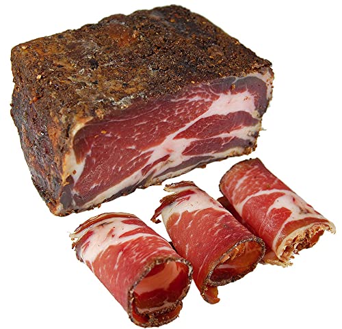 Landler Knoblauchspeck - Knofispeck, über Buchenholz geräuchert 800g von Landler