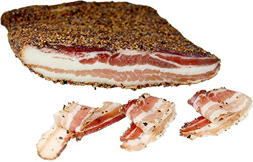 Pfefferspeck - Pfefferbauch- Pancetta von Tiroler Metzgermeister - würziges Pfefferaroma - aromatisch gut für Brotzeit von Landler