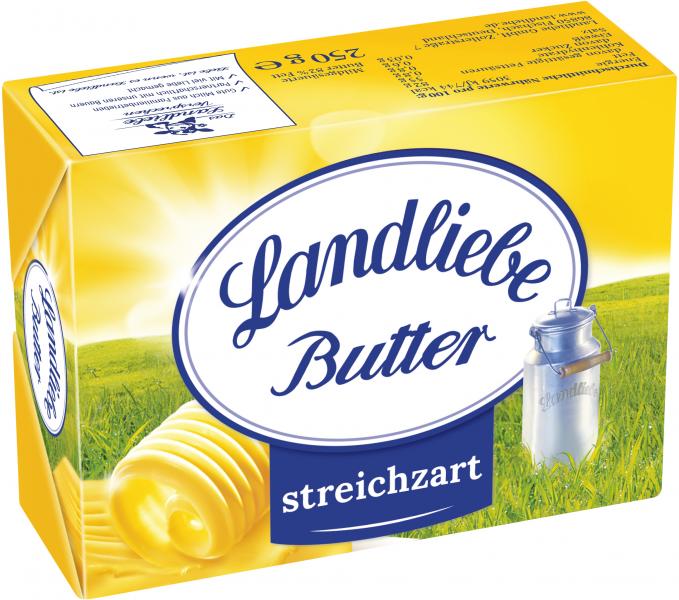Landliebe Butter rahmig-frisch streichzart Landliebe Butter rahmig-frisch streichzart von Landliebe