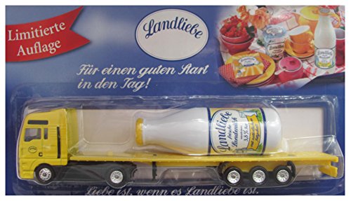 Landliebe Nr. - Frische Landmilch 3,8% Fett - MAN - Sattelzug mit Milchflasche Landliebe Nr. - Frische Landmilch 3,8% Fett - MAN - Sattelzug mit Milchflasche von Landliebe