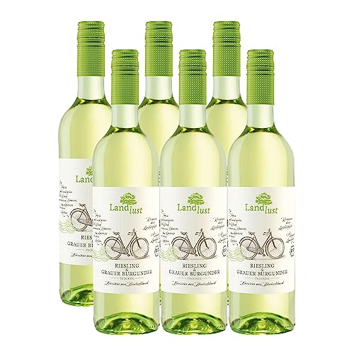 Landlust Riesling-Grauburgunder trocken (6 x 0,75l) von Landlust