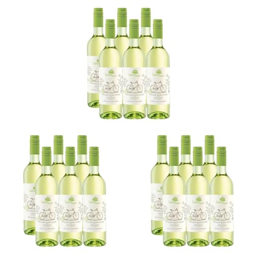 Landlust Weißer Burgunder & Rivaner BIO Weißwein Trocken (6 x 0.75 l) (Packung mit 3) von Landlust