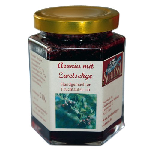 Aronia mit Zwetschge - Fruchtaufstrich / Marmelade / Konfitüre - Landmetzger Schiessl - 210g von Landmetzger Schiessl