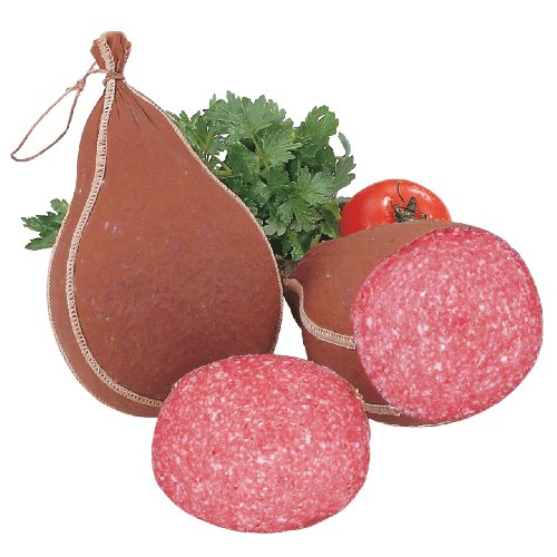 Knoblauchsalami - Landmetzgerei Schiessl - ca. 450g von Landmetzger Schiessl