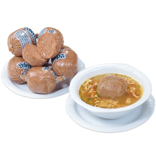 Leberknödel ★ Typisch bayerische Spezialität ★ Hergestellt nach altüberlieferter Rezeptur ★ Gekühler Blitzversand ★Landmetzgerei Schiessl - ca. 1000g (10 Stück Packung) von Landmetzger Schiessl