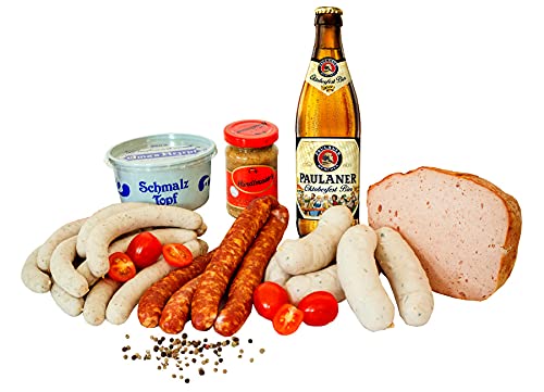 Oktoberfestpaket - Spezialitäten zur Wiesn inkl. 0,5 Liter Festbier von Paulaner von Landmetzger Schiessl