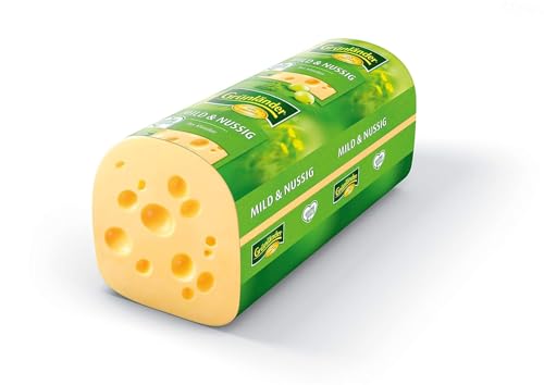 Original Grünländer Emmentaler "Mild & Nussig" mit Primeversand - Landmetzger Schiessl - ca. 500g von Landmetzger Schiessl