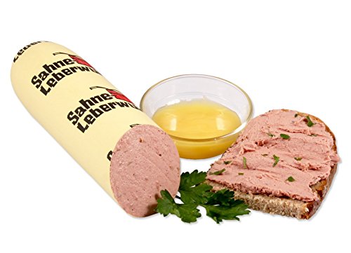 Sahne Leberwurst ★ feinste Sahne Streichwurst ★Landmetzgerei Schiessl ★ ca. 650g von Landmetzger Schiessl