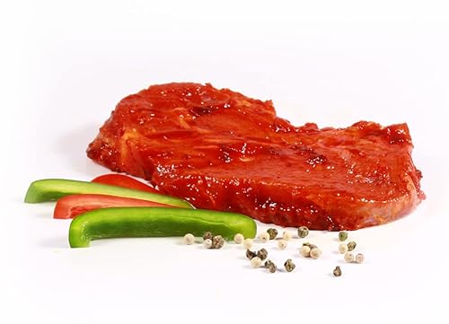 Schweinesteak "Peppa", Marinade aus getrockneten Peppadew Früchten, süßlich-leicht scharf im Geschmack, ca. 1000g, Landmetzger Schiessl von Landmetzger Schiessl