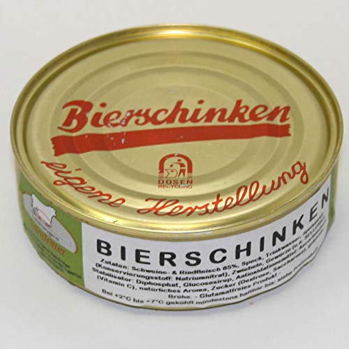 Bierschinken 200g, Dosenwurst/Wurstkonserven von der Landmetzgerei Sandritter von Landmetzgerei Sandritter