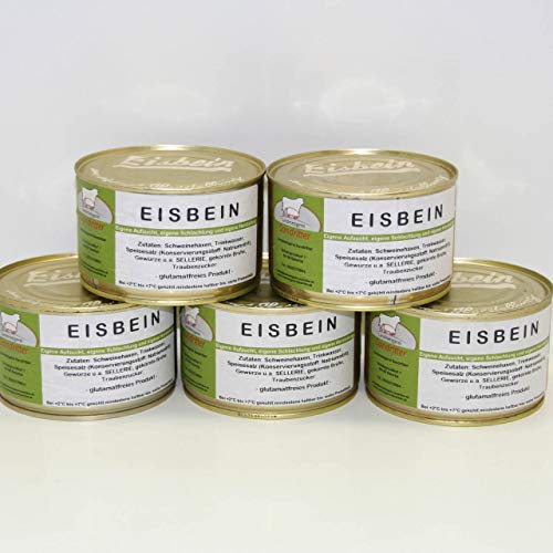Eisbein in Aspik 5x400g Dosenwurst, Vorteilsset, Vorratsset, Landmetzgerei Sandritter Eisbein in Aspik 5x400g Dosenwurst, Vorteilsset, Vorratsset, Landmetzgerei Sandritter von Ewbob