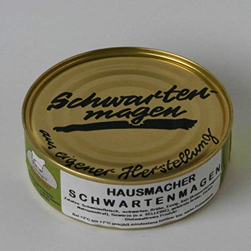 Hausmacher Schwartenmagen 200g, Dosenwurst/Wurstkonserven von der Landmetzgerei Sandritter von Landmetzgerei Sandritter