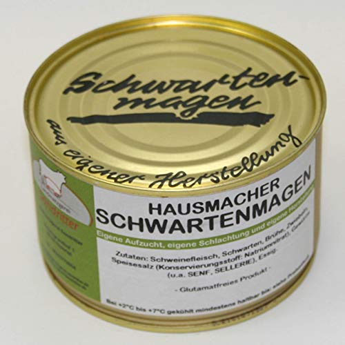 Hausmacher Schwartenmagen 400g, Dosenwurst/Wurstkonserven von der Landmetzgerei Sandritter von Landmetzgerei Sandritter